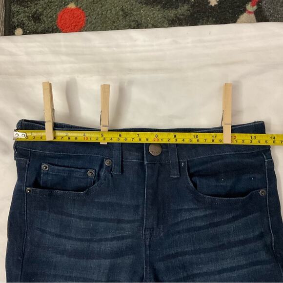 Aeropostale Low Rise Dark Wash Denim Jean 4 Long Classic Preppy Minimalist - Picture 5 of 9